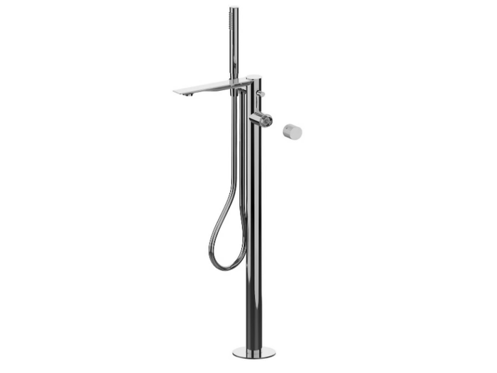 NARCISO S 78596S - Floor standing bathtub mixer with hand shower _ Rubinetterie Frattini